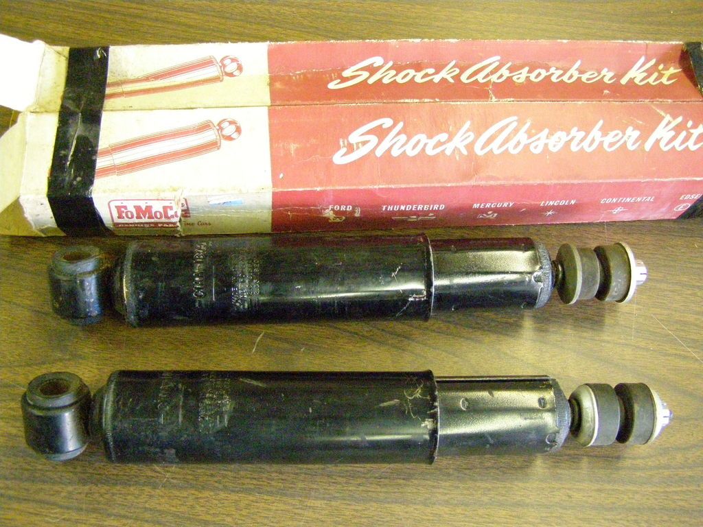 NOS 1960   1964 Ford Galaxie 500 Rear Shocks + Mercury 1961 1962 1963