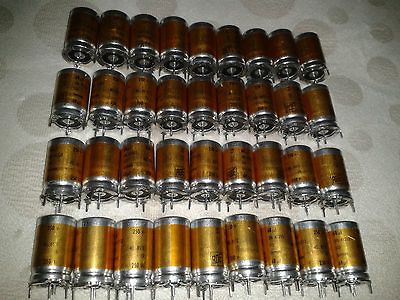 36PCS NOS ROE GOLD EGD 68uF 250V LONG LIFE AUDIO GRADE HI END TUBE AMP