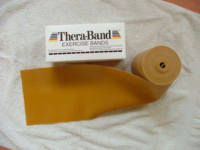 Theraband gold slingshot / catapult elastic 1m / 3ft 3inch