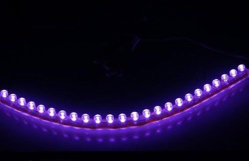 12V 24 LED Flexible Strip Light Lazer Under glow Sofa, Bed, Table, TV