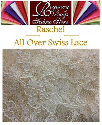 Lace Fabric   Raschel Swiss Lace