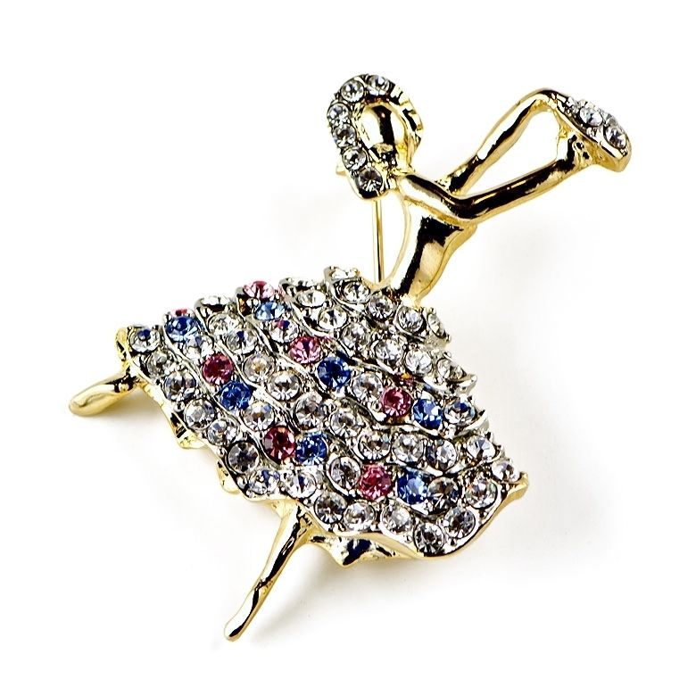 Ballet Faberge Inspired Brooch