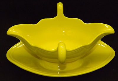 Luneville France Louis XV Yellow Gravy Boat   Nick