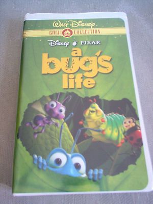 WALT DISNEY PIXAR A BUGS LIFE (VHS, 2000, Gold Collection Edition)
