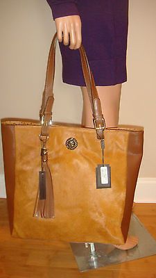 Pulicati womens calf hair leather handbag NWT