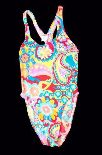 Ladies One Piece High Leg Racer Back Swimsuit Swimwear