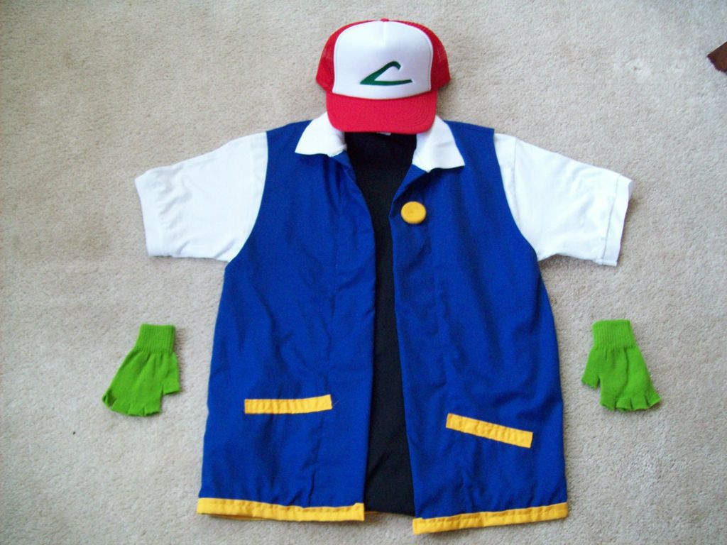 Pokemon Trainer Ash Ketchum Boy's Costume