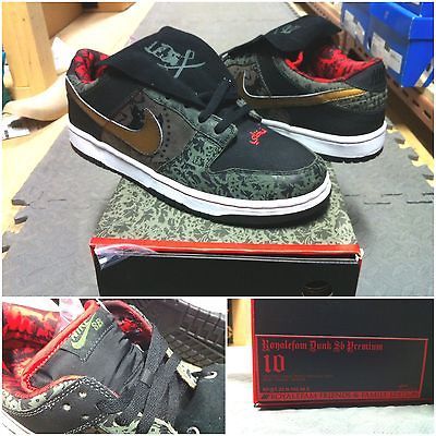 Low Premium SB Royalefam 313170 201 SBTG Skateboarding Shoes Rare 10