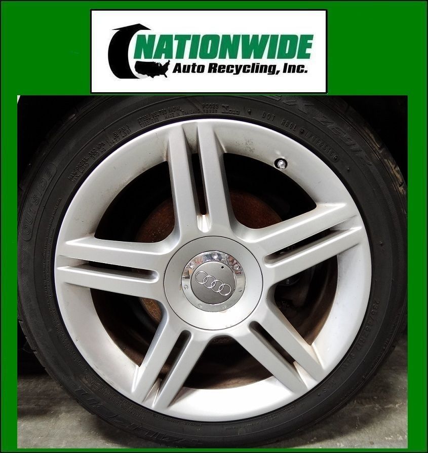 WHEEL ALLOY 17x7 1/2 10 SPOKE AUDI A4 2005 2006 2007 2008 2009 2010