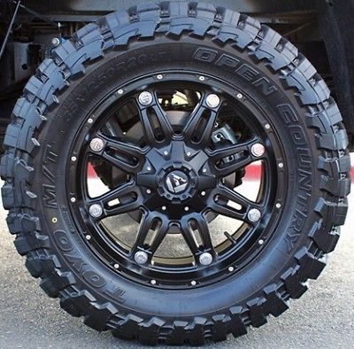 20 WHEELS RIMS FUEL OFF ROAD HOSTAGE W/ 33X12.50X20 TOYO OPEN COUNTRY