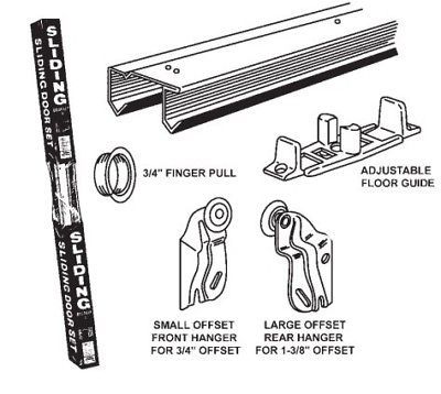 Roll Sliding Door 94 1/2 Track 8 ft Door Opening