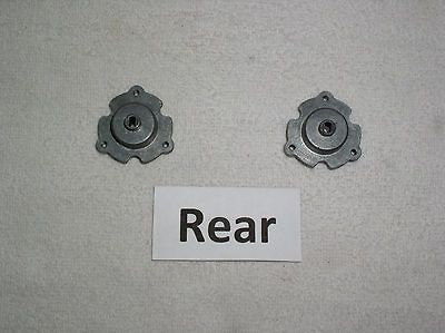 Original, Vintage Tamiya Bruiser Mountaineer rear hubs with bearings