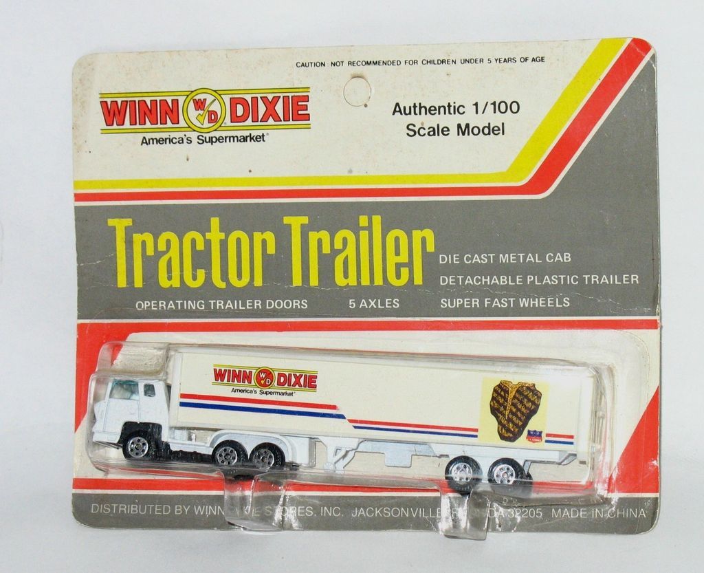 Vintage Yatming 1100 Chevrolet COE Semi Winn Dixie MOC 80s