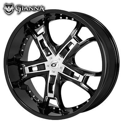 22 INCH GIANNA AUTOBAHN RIMS AND TIRES SIERRA YUKON ESCALADE F 150