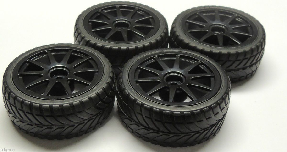 10 Wheels Tires Rims Kyosho Associated HPI K10 Wheel Tire Rim