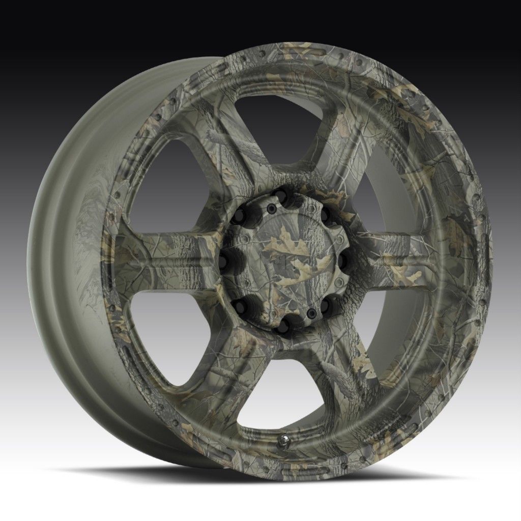 18 inch V Tec 326 AP Camo Wheels Rims 8x170 Excursion