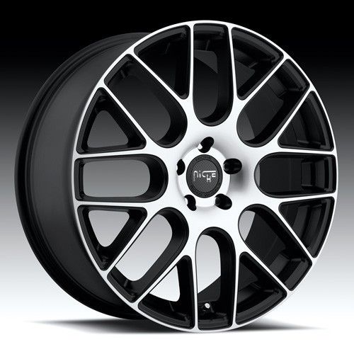 20 inch Niche Circuit Black Wheels Rims 5x112 Mercedes Eclass Cclass