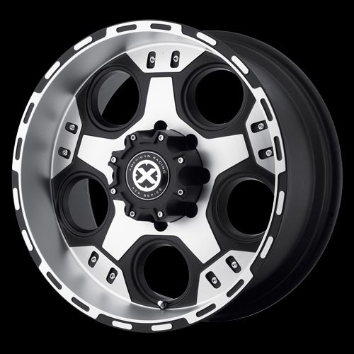 17 WHEELS RIMS ATX JUSTICE MATTE BLACK MACHINED 17 X 9 5X4 5 EXPLORER