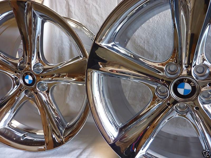 20 BMW 5 Series 7 Series Chrome Wheels Rims Set