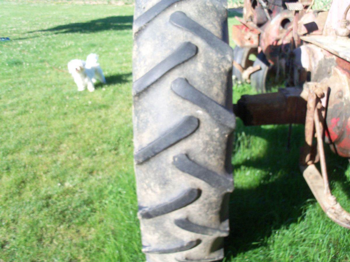 Farmall H M SM Smta Rear Tires and Rims 13 6 38