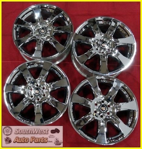 11 Cadillac SRX 20 6x120mm Chrome Clad Wheels Used Factory Set Rims