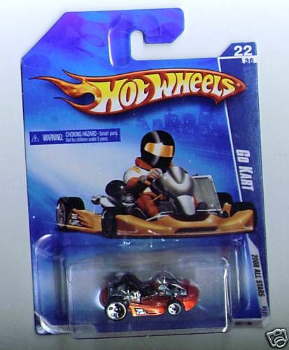 Hot Wheels 2008 All Stars 062 Go Kart Orange 5H 5sp 09