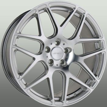 Mesh 7 5x112 ET30 Hypersilver w Machine Face Wheels 4 New Rims