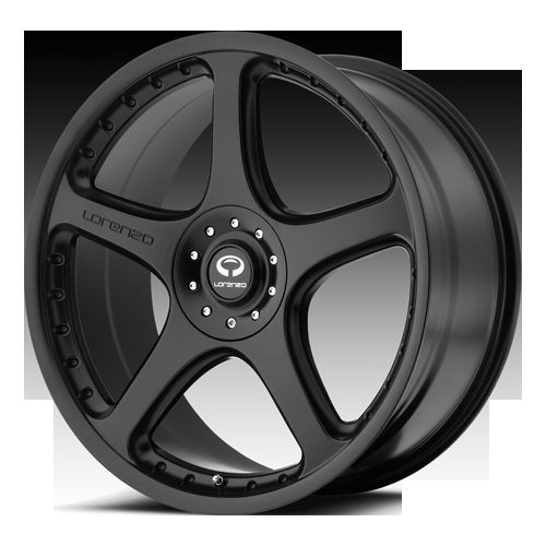 20 Wheels Rims Lorenzo WL28 Black Jetta Passat GTI A6