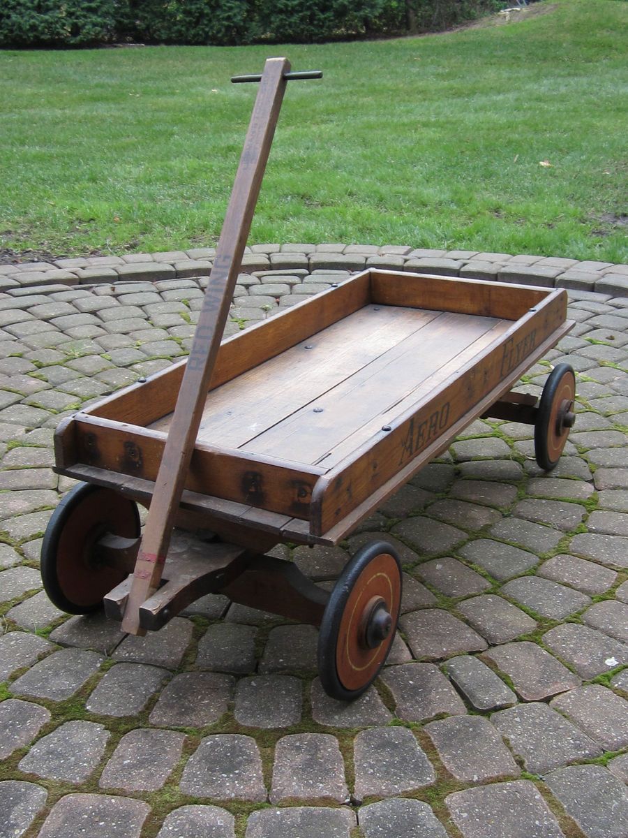 childrens wooden wagon