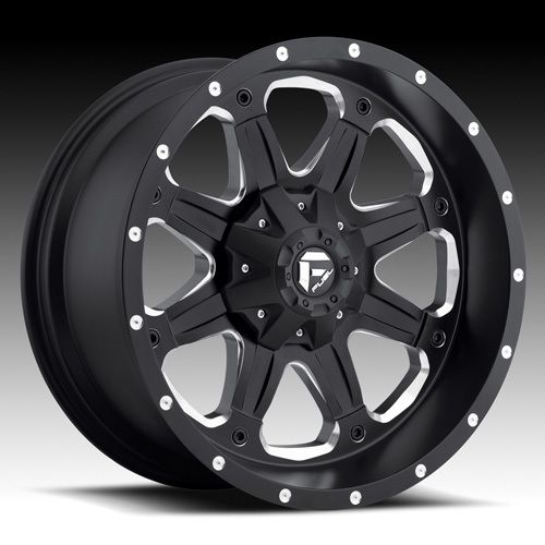 MHT Fuel Boost 17x9 Black Wheels All Trucks SUV