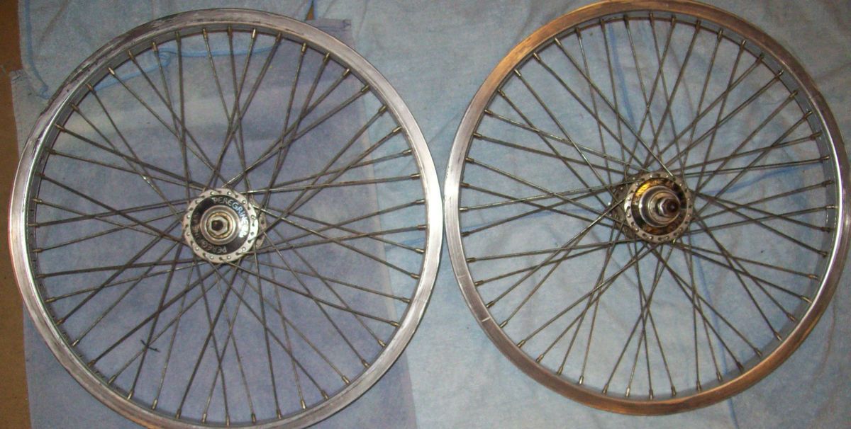 Old School 48 Hole 20 inch BMX Freestyle Rims Wheels Wheelset