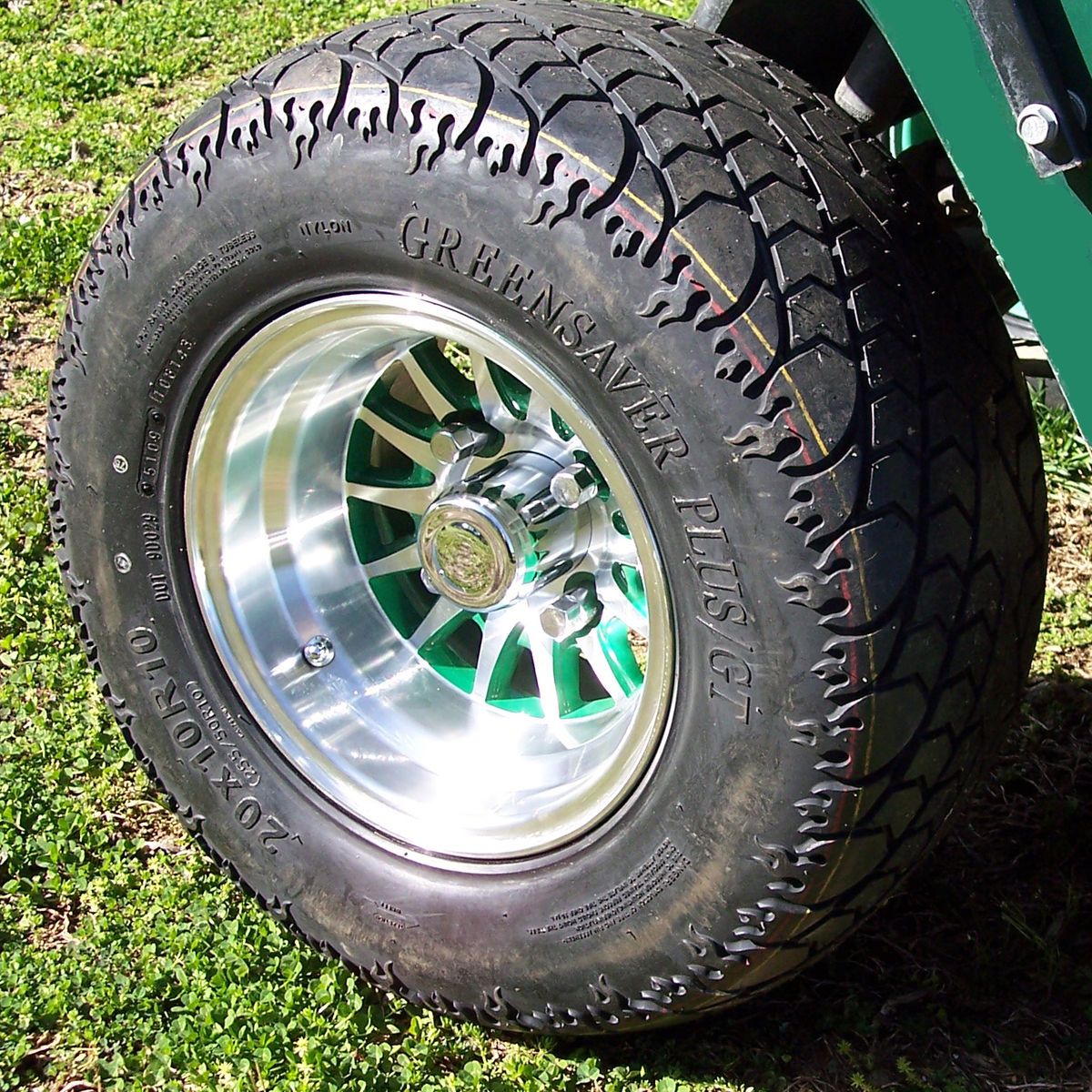  10 Lifted Golf Cart Tires Wheels Rim for EZGO Club Car Yamaha Harley