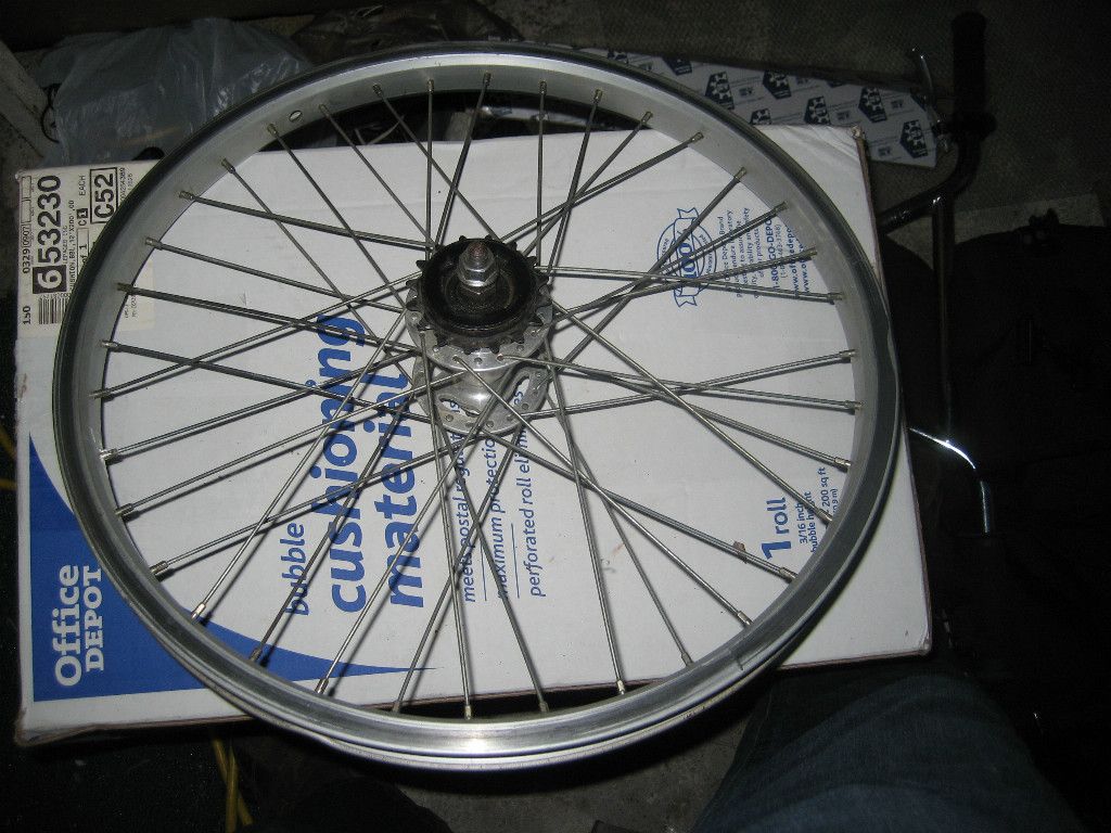 Rear Front Old School Redline Rims BMX 20 Inch