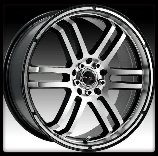  FX 207MB 5X4 5 100 MUSTANG INTEGRA CIVIC SCION XD BLACK WHEELS RIMS