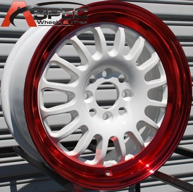 15 Rota Track R Wheels 4x100 Rim Cabrio Fox Golf Civic