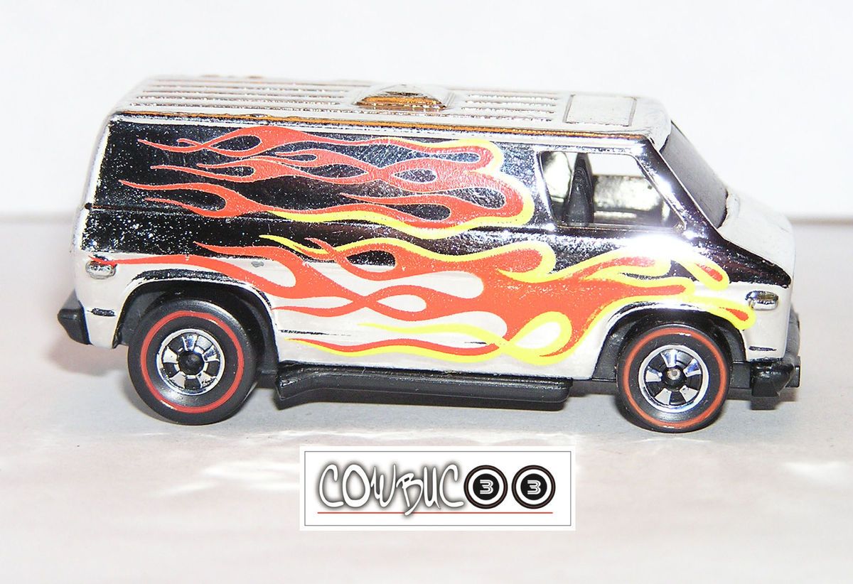 70s Hot Wheels Redline Super Van AMAZING CHROME SO COOL DISPLAYS NEAR