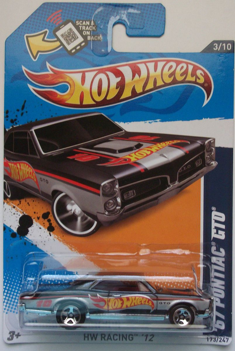 2012 Hot Wheels 67 Pontiac GTO Col 173 Black Version