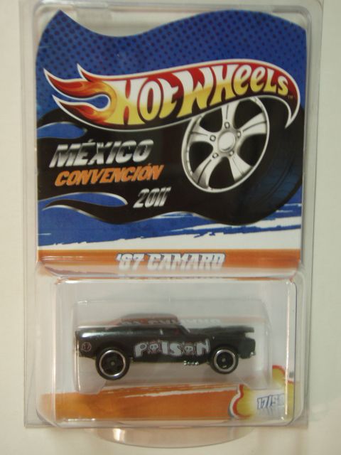 HOT WHEELS 67 CAMARO CHEVY 2011 MEXICO CONVENTION VERY LIMITED ONLY 50