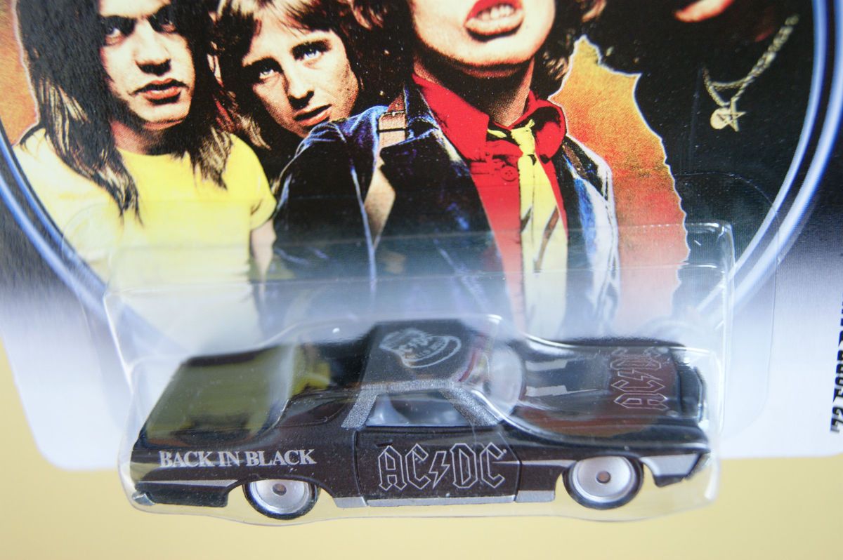 Hot Wheels AC DC 72 Ford Ranchero Back in Black