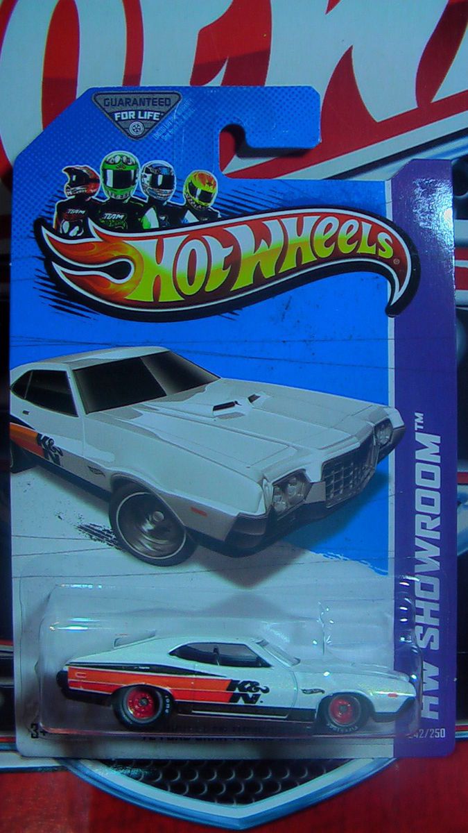 HOT WHEELS 2013 72 FORD GRAN TORINO SPORT CUSTOM SUPER REAL RIDERS NEW