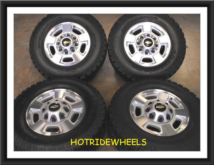  3500 2500 OEM WHEELS WITH BFGOODRICH TIRES 265 70 17 2011 2012 727B