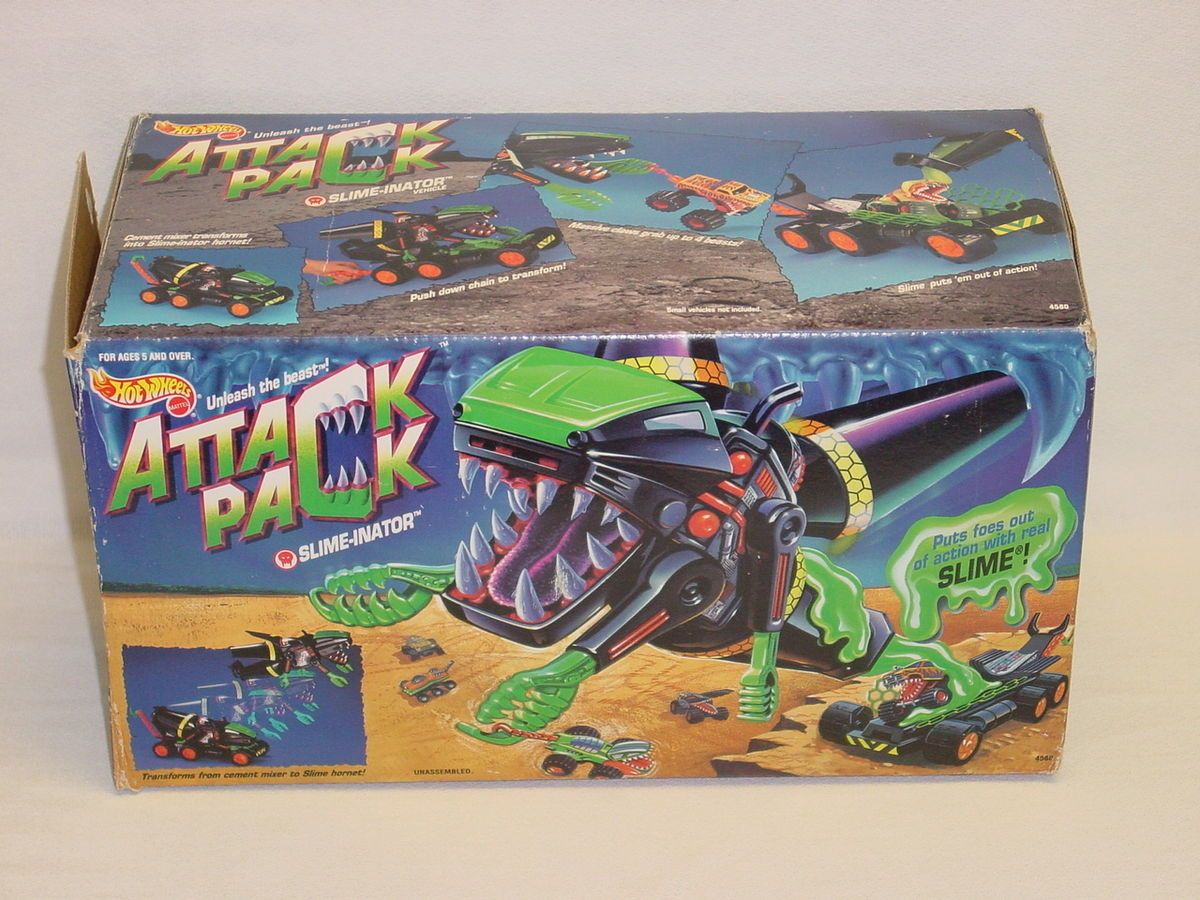 Slime Inator Cement Mixer Hornet Box Hot Wheels Monster Truck