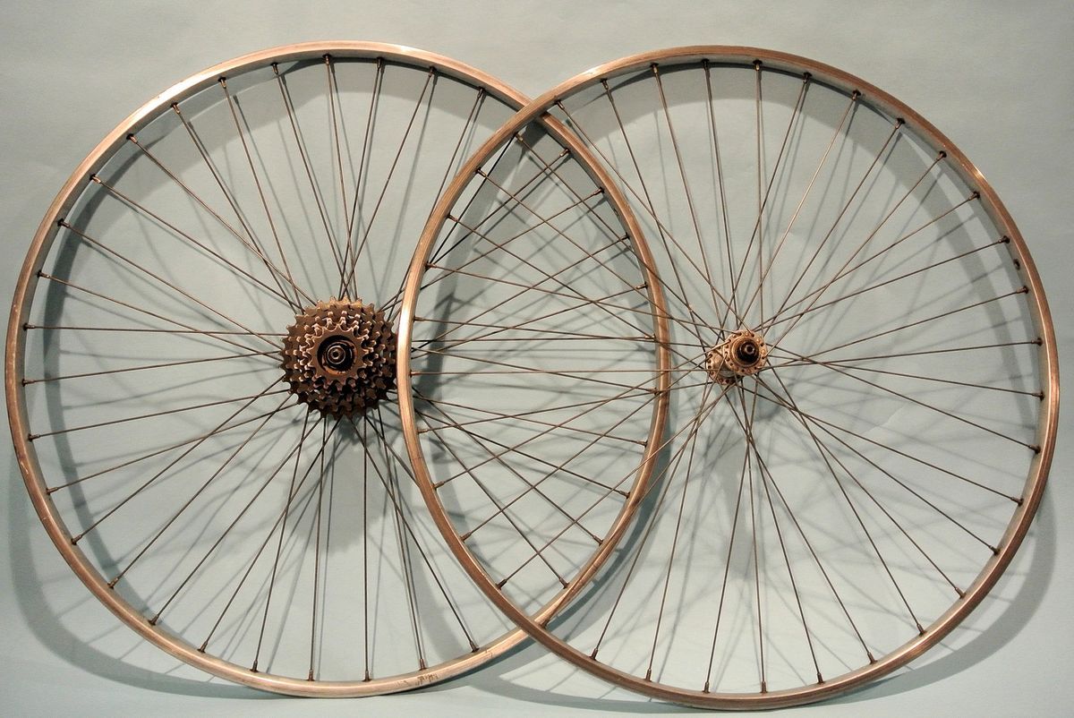 700c Wheelset Atom 77 Freewheel 36h Clincher Wheels French w QR