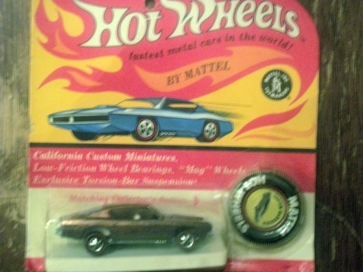 Vintage 1967 Hot Wheels Mattel Barracuda Toy Car Cuda New SEALED