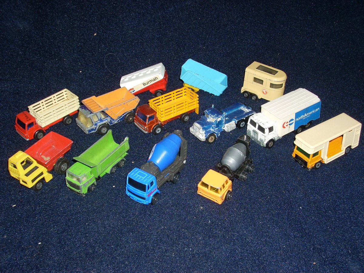 Vintage Matchbox Tonka Hotwheels Diecast Cement Dump Semi Truck