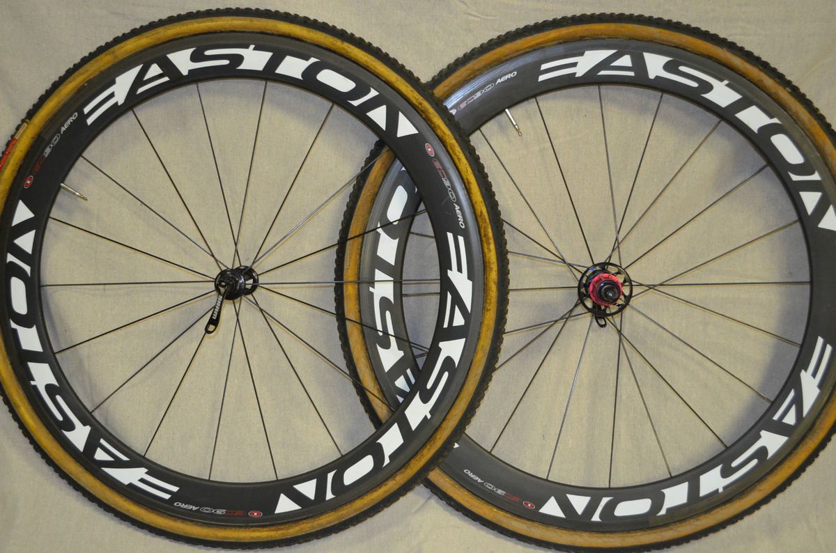 EC 90 Aero Carbon Fiber Cyclo Cross Wheels Wheel Set Tubulars