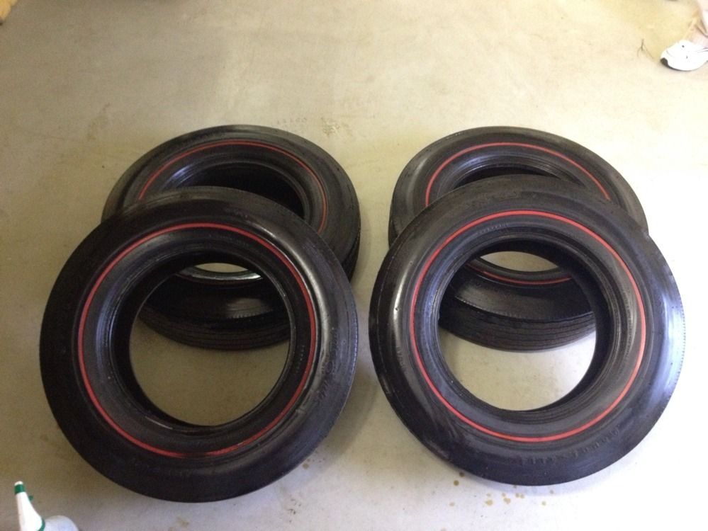 Firestone F70 15 Wide Oval Redlines