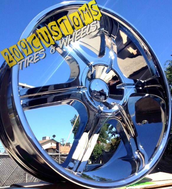 22 inch Velocity Wheels Rims Tires VW935 5x115 5x120 22x9 13 Dodge