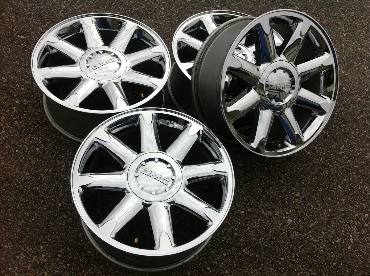 Denali 1500 Silverado Escalade 20 22 Stock Chrome Wheels Rims