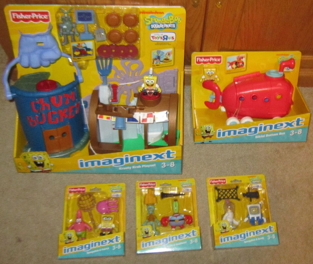 Fisher Price Imaginext Spongebob Squarepants Krusty Krab Playset